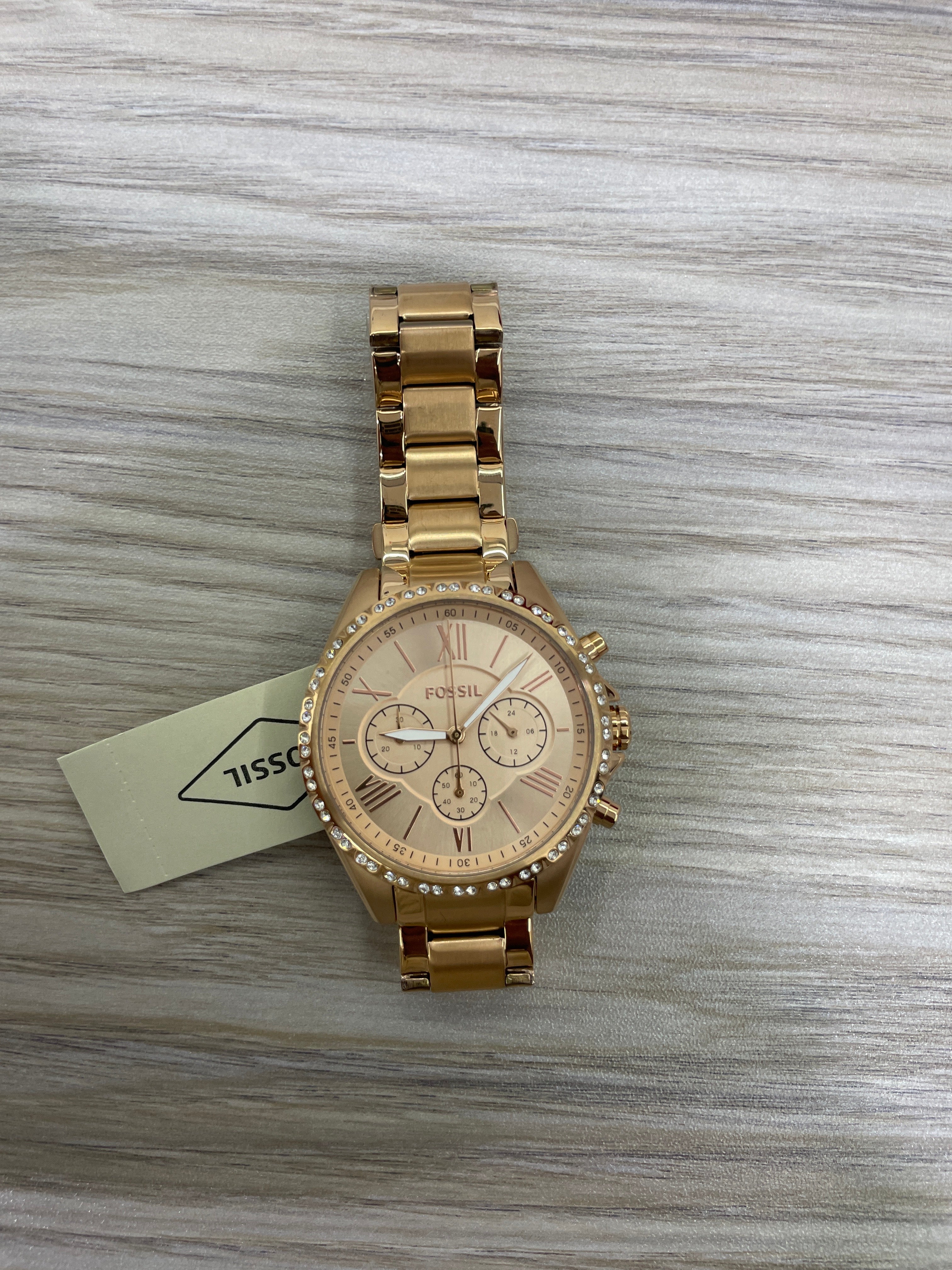 Fossil BQ3377 Modern Courier Chronograph Rose-Gold-Tone Stainless Steel Watch