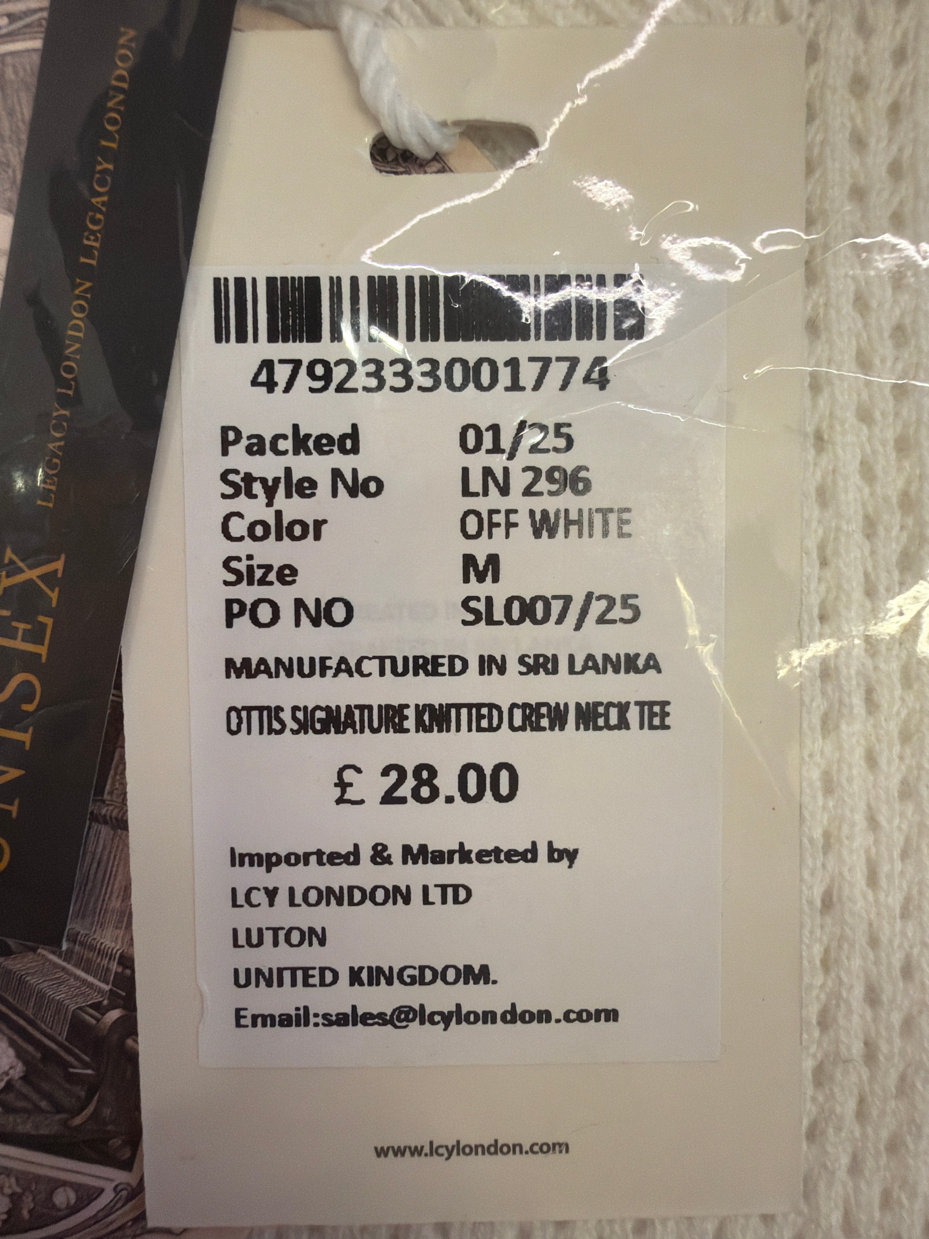 LCY Ottis Signature Knitted Crew Neck Tee