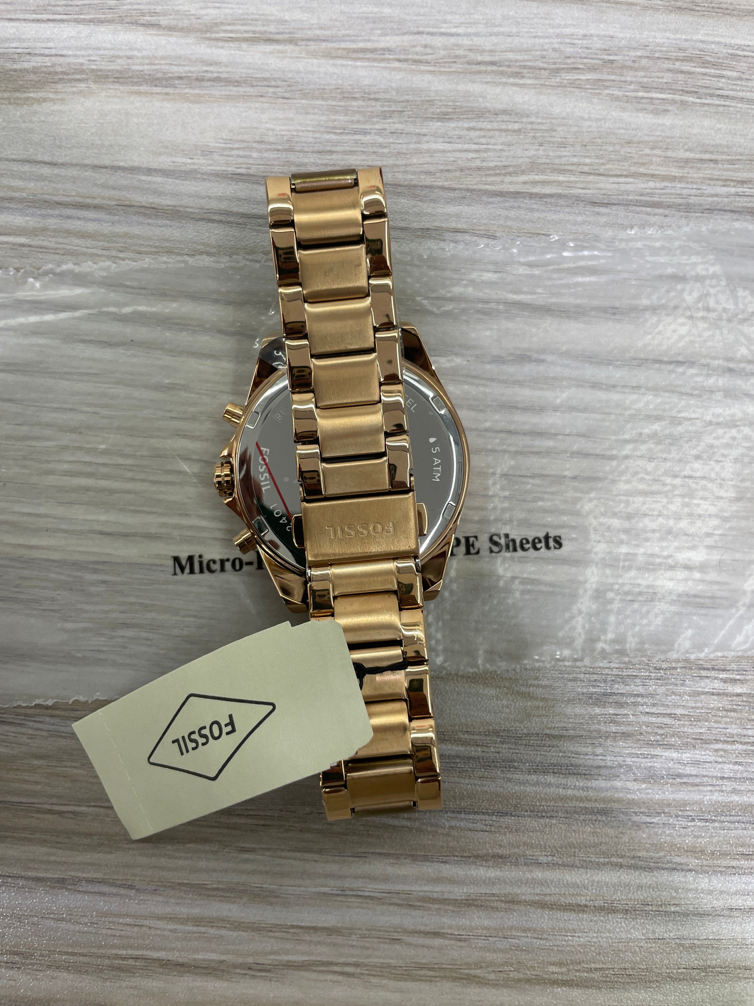 Fossil BQ3377 Modern Courier Chronograph Rose-Gold-Tone Stainless Steel Watch