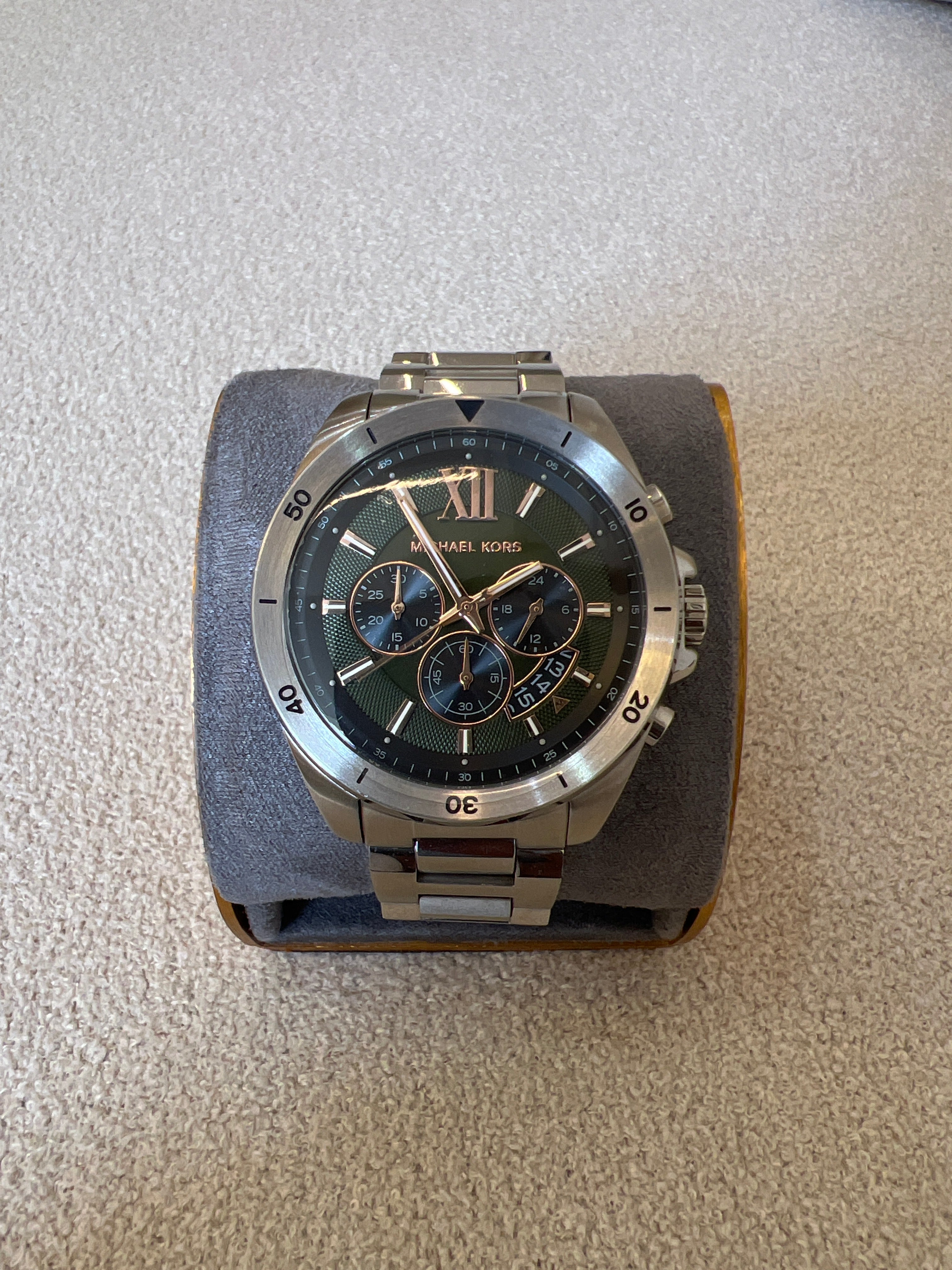 Michael Kors Men's Brecken Chronograph Stainless Steel Watch (model MK8984)