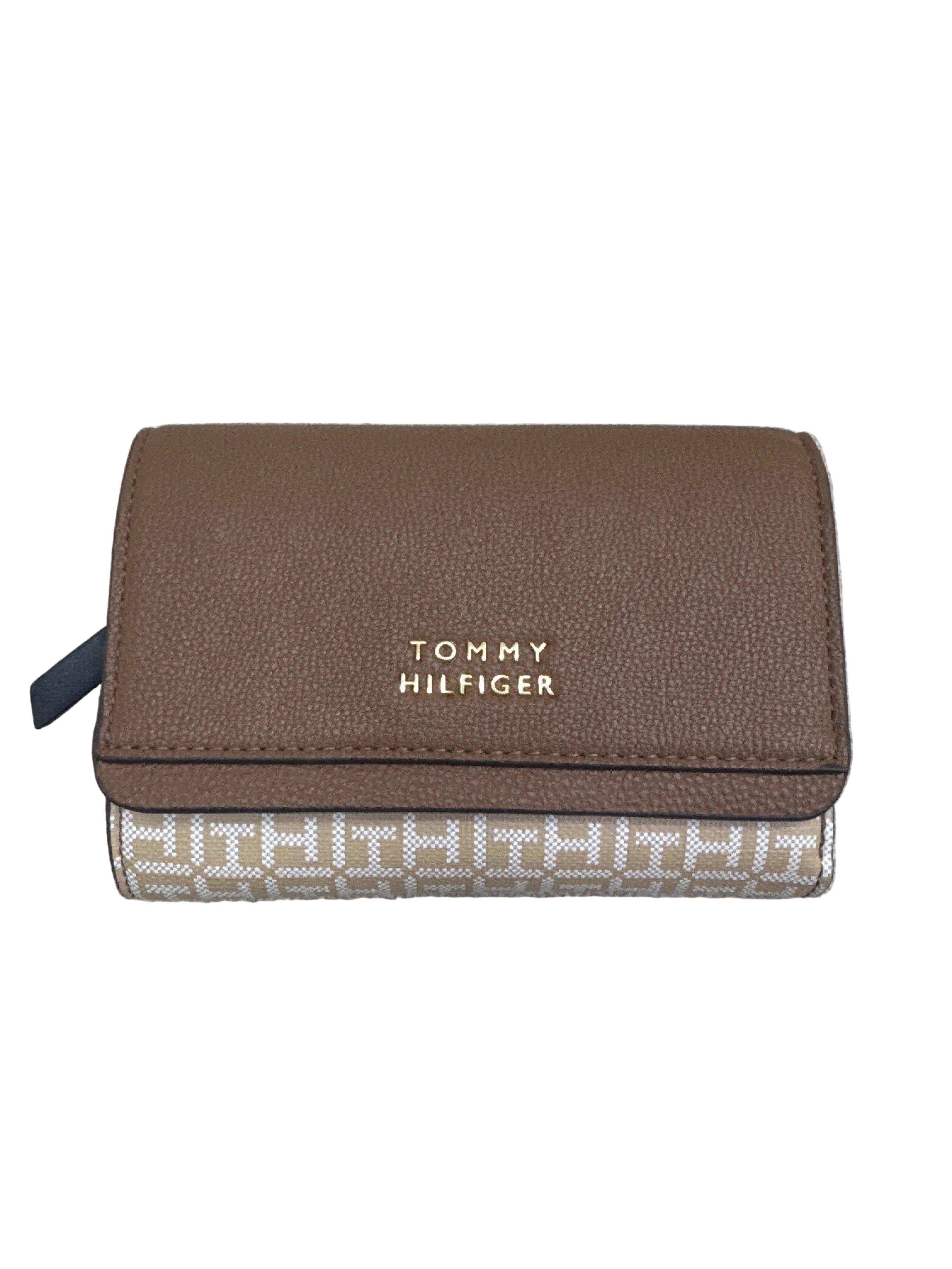 Tommy Hilfiger monogram logo trifold wallet
