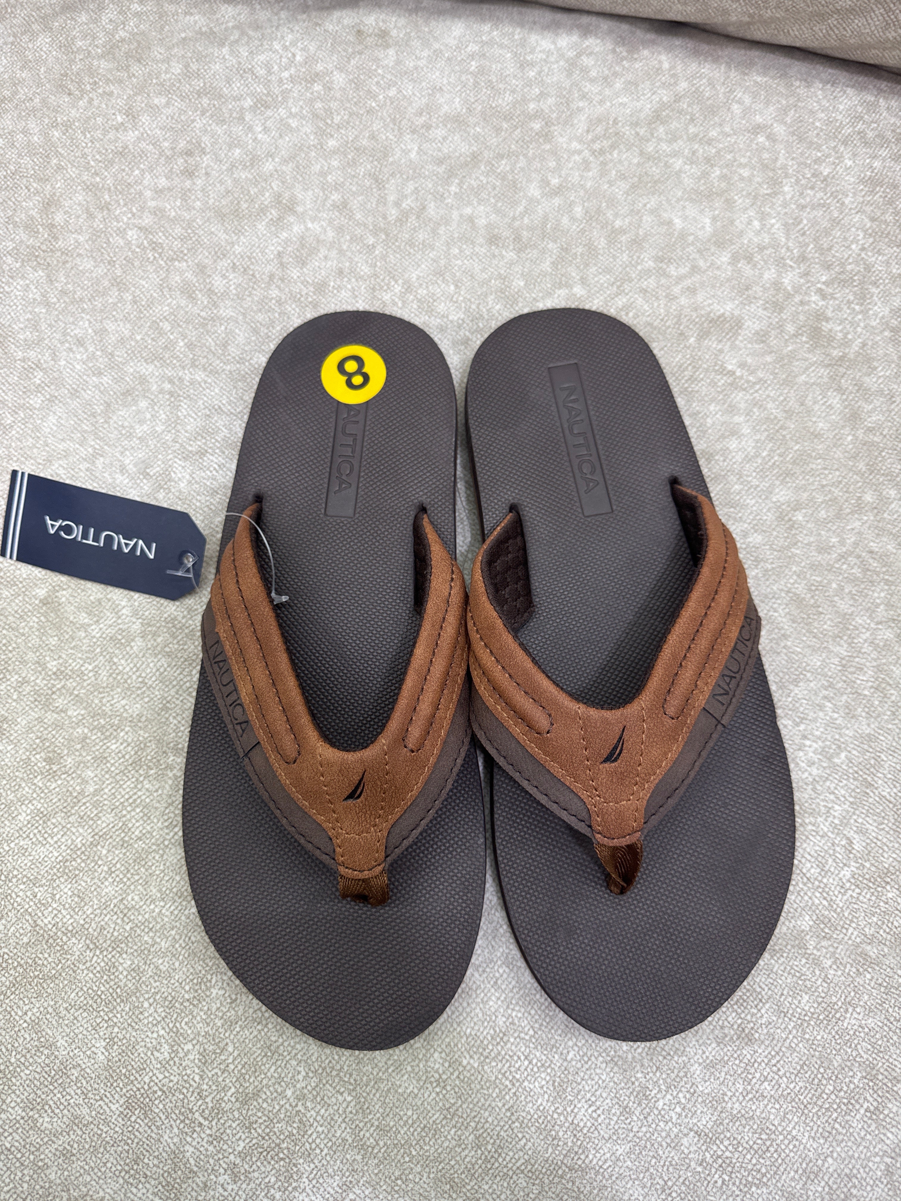 Pair of Nautica Men's Tayrona T-Strap Sandals