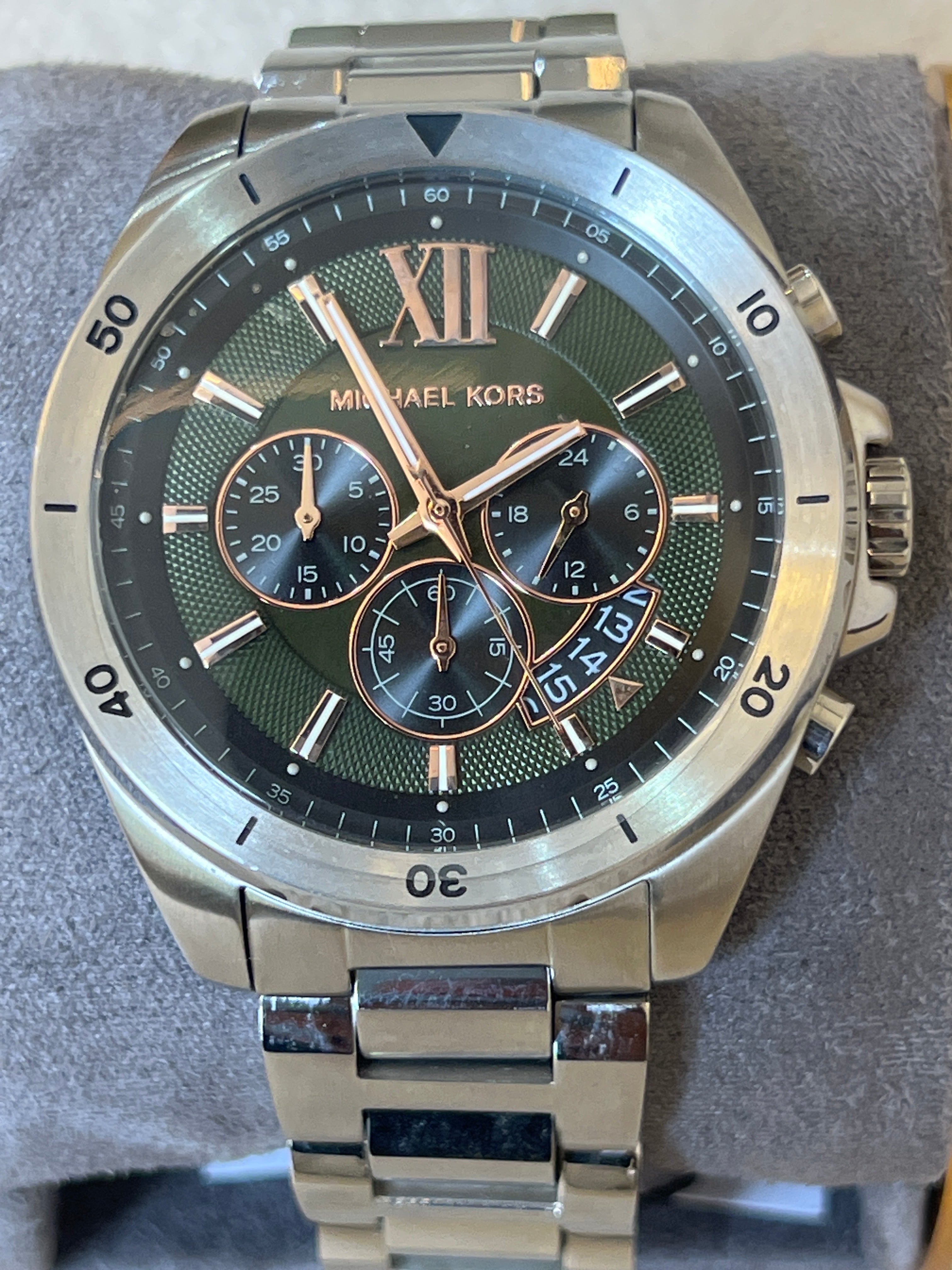 Michael Kors Men's Brecken Chronograph Stainless Steel Watch (model MK8984)