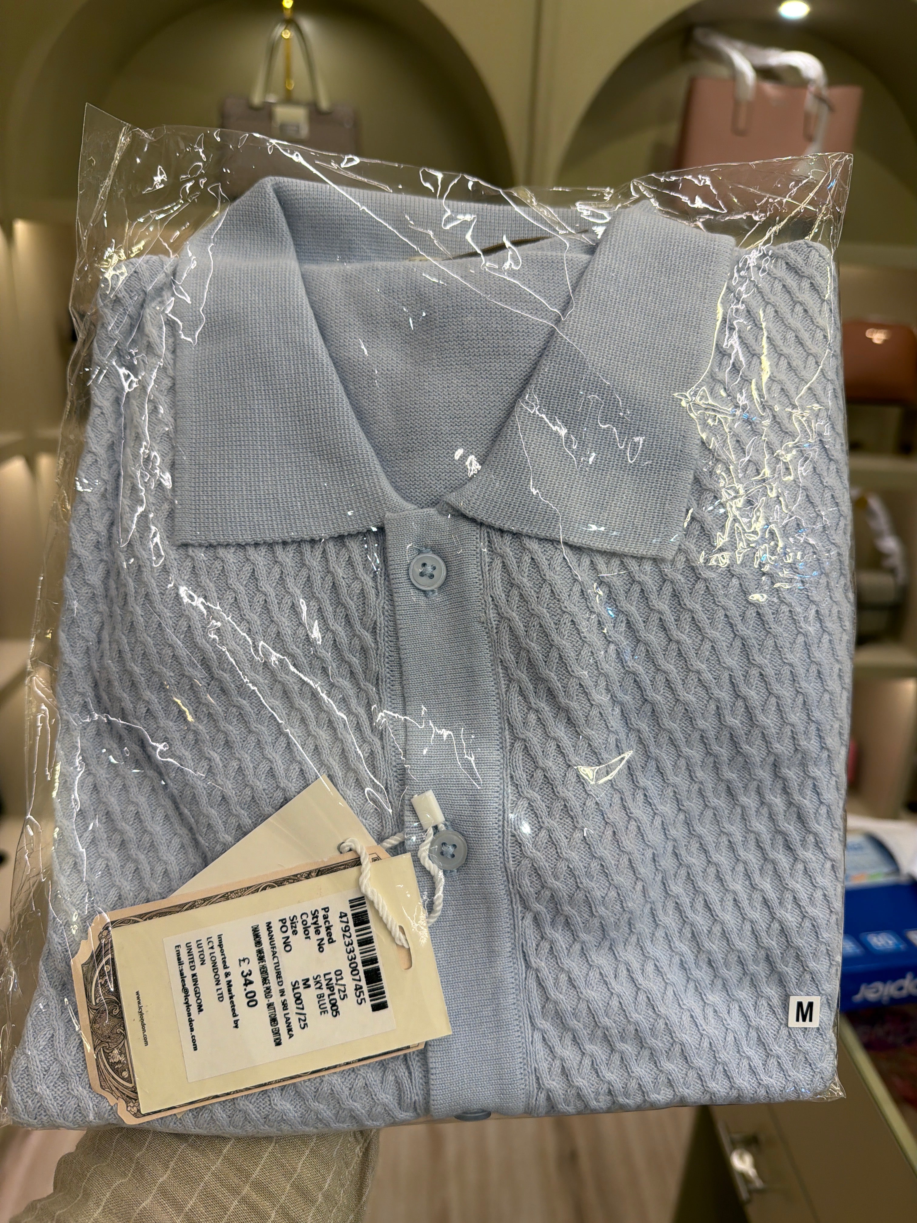 LCY Diamond Weave Heritage Polo - Buttoned Edition