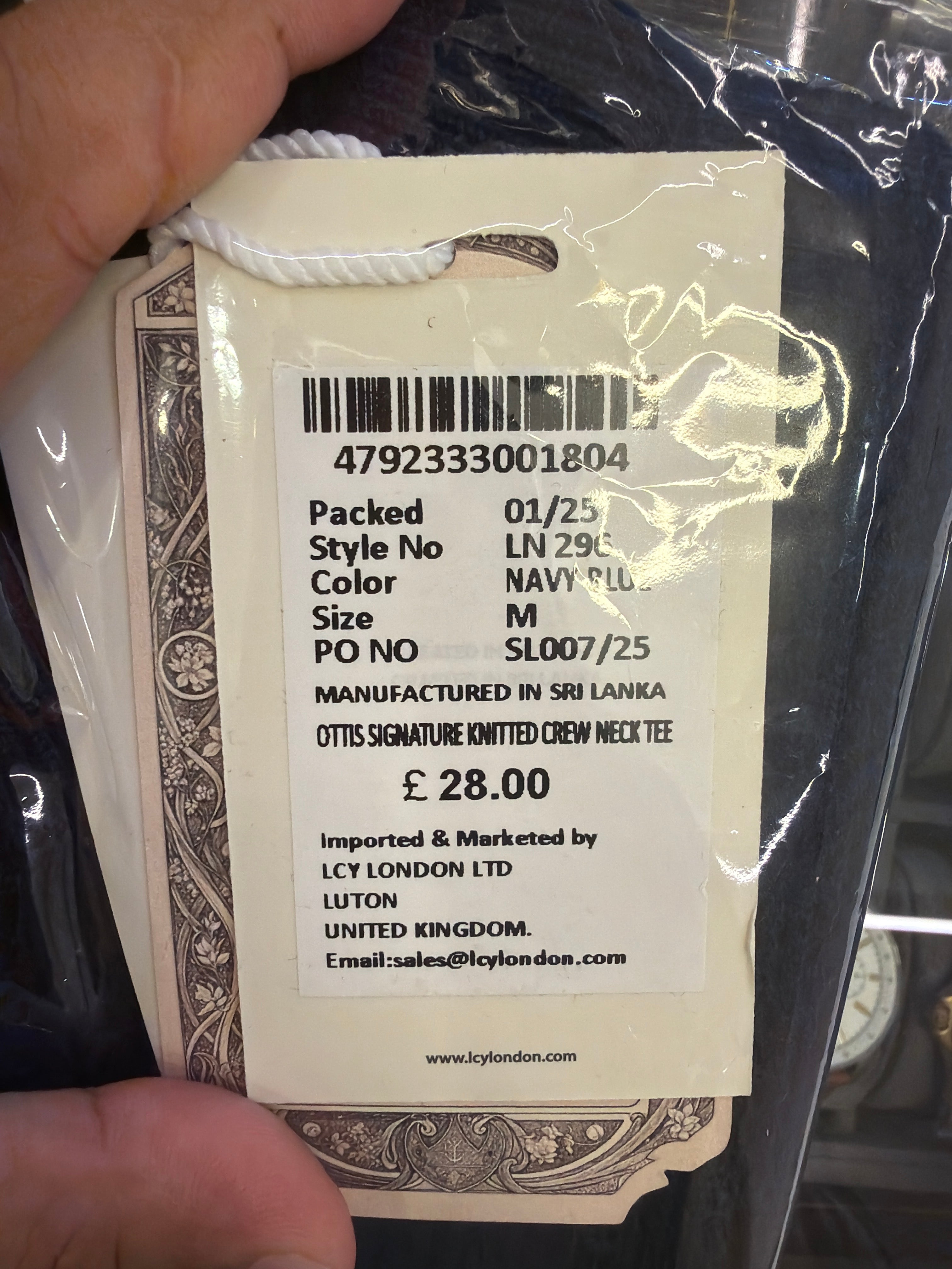 LCY Ottis Signature Knitted Crew Neck Tee