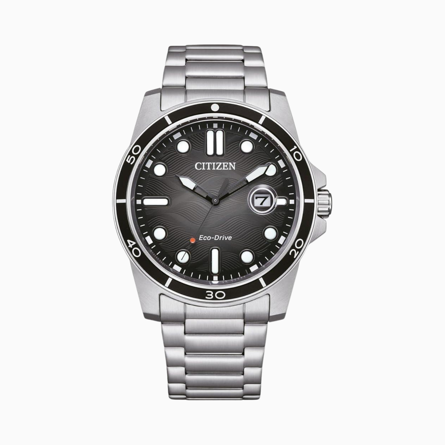 CITIZEN Men's Analogue Quartz Watch with Stainless Steel Bracelet AW1816-89E, Black, Strap