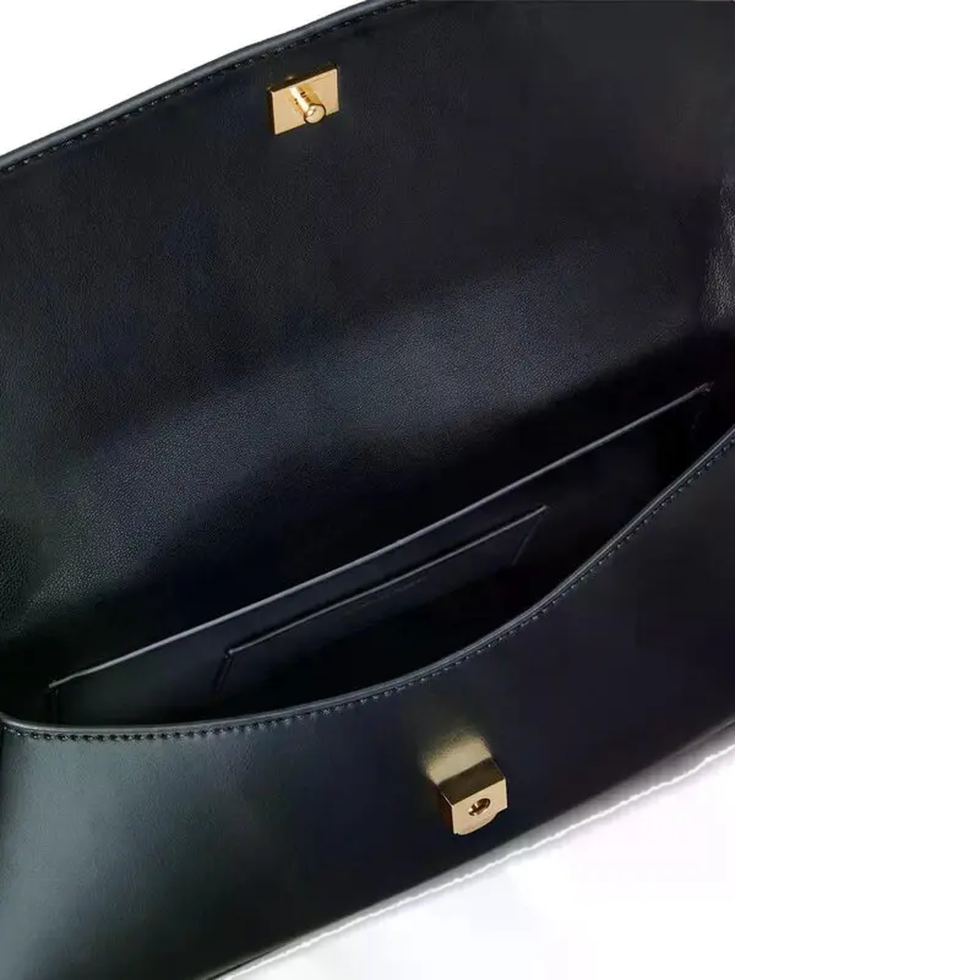 Lavishloft Source Repair Row 21 — Calvin Klein Chain Strap Logo Plaque Shoulder Bag Black — image 5