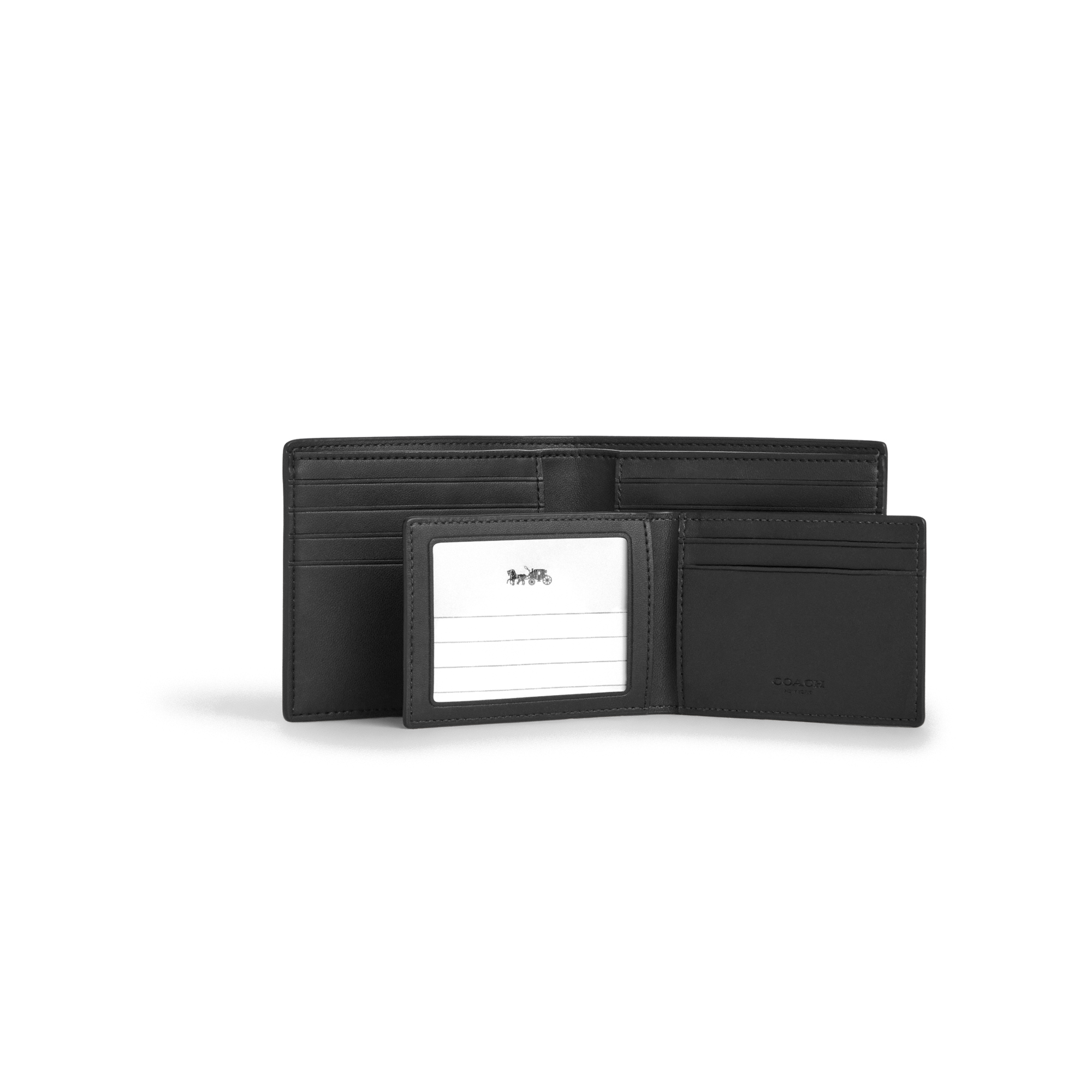Lavishloft Official Repair Batch 2 Row 38 — Coach 3 In 1 Wallet In Signature Canvas With Stripes Black Grey CEB95 — image 3
