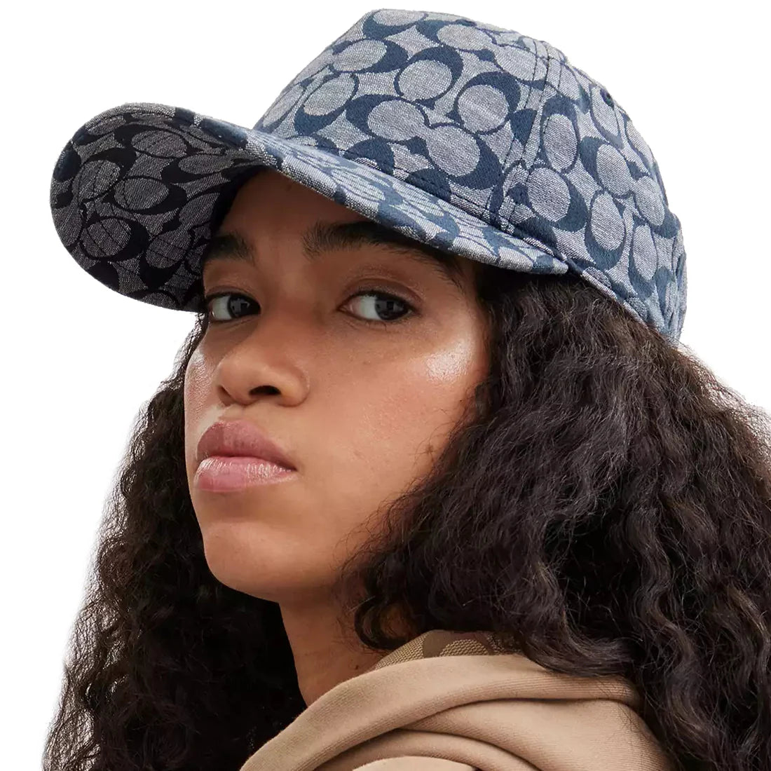 Coach Signature Chambray Baseball Hat