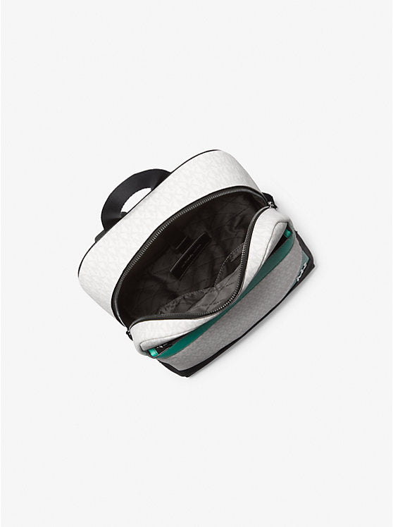 Cooper Medium Color-Block Signature Logo Backpack