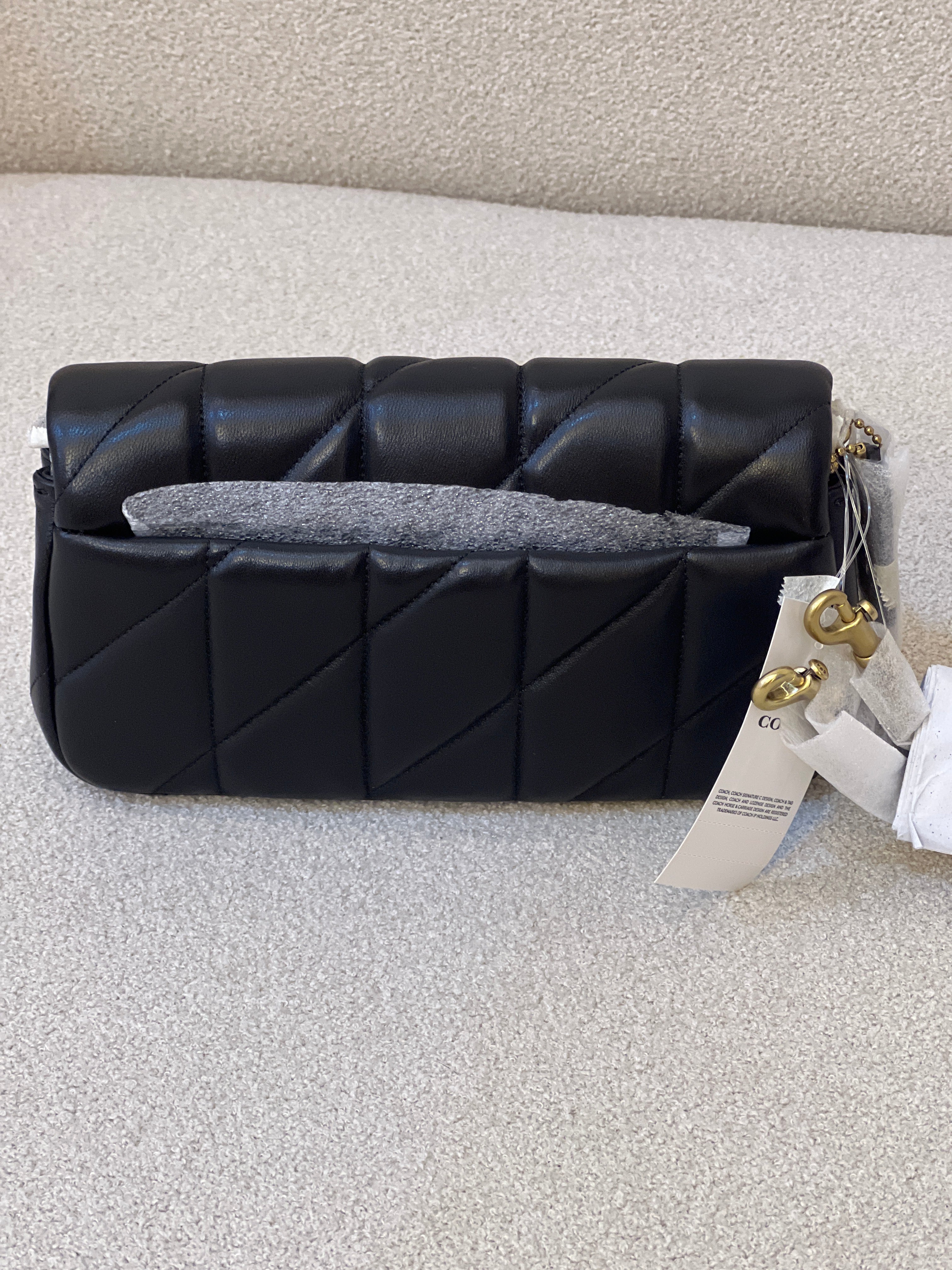 Coach Tabby Chain Crossbody Bag 19 with Quilting