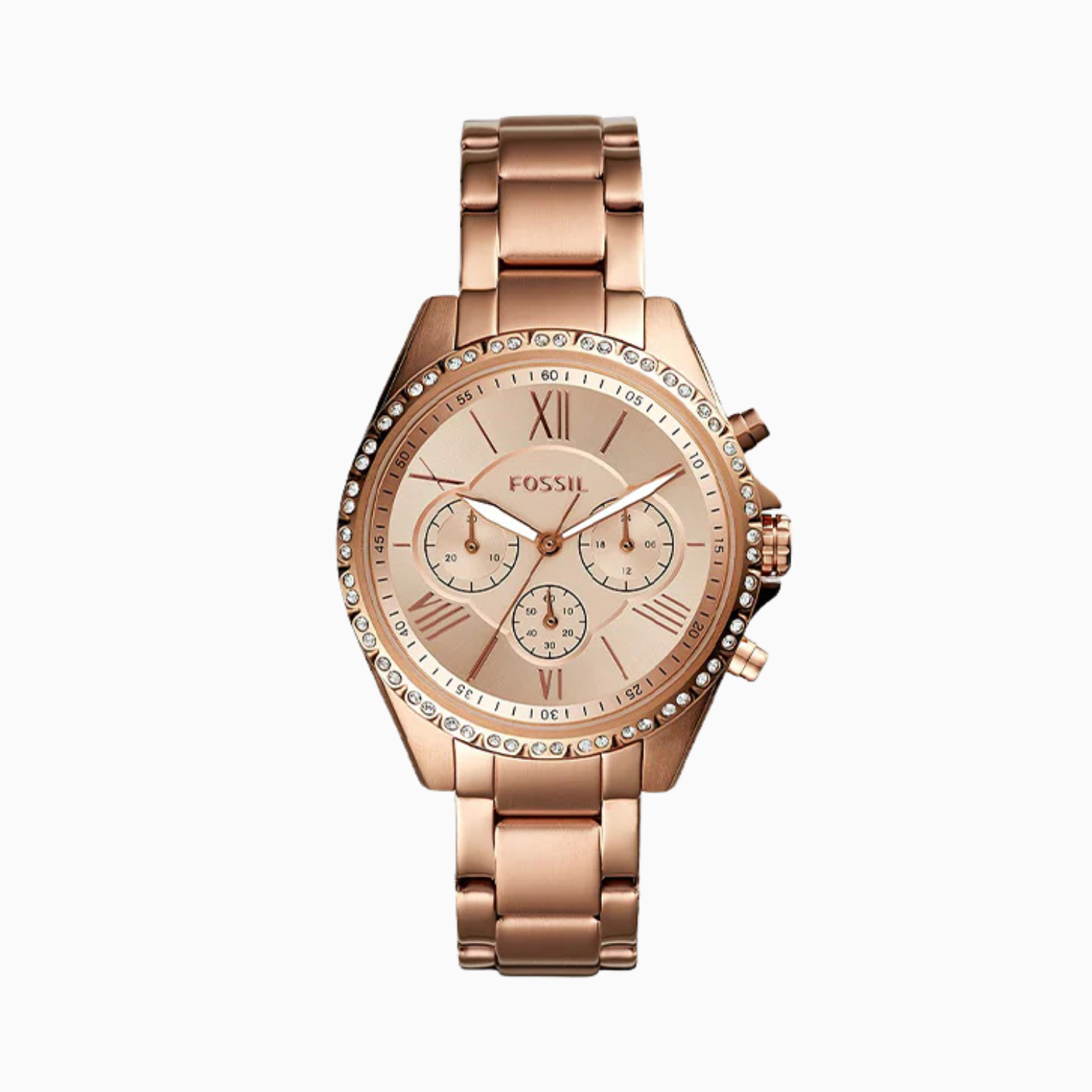 Fossil BQ3377 Modern Courier Chronograph Rose-Gold-Tone Stainless Steel Watch