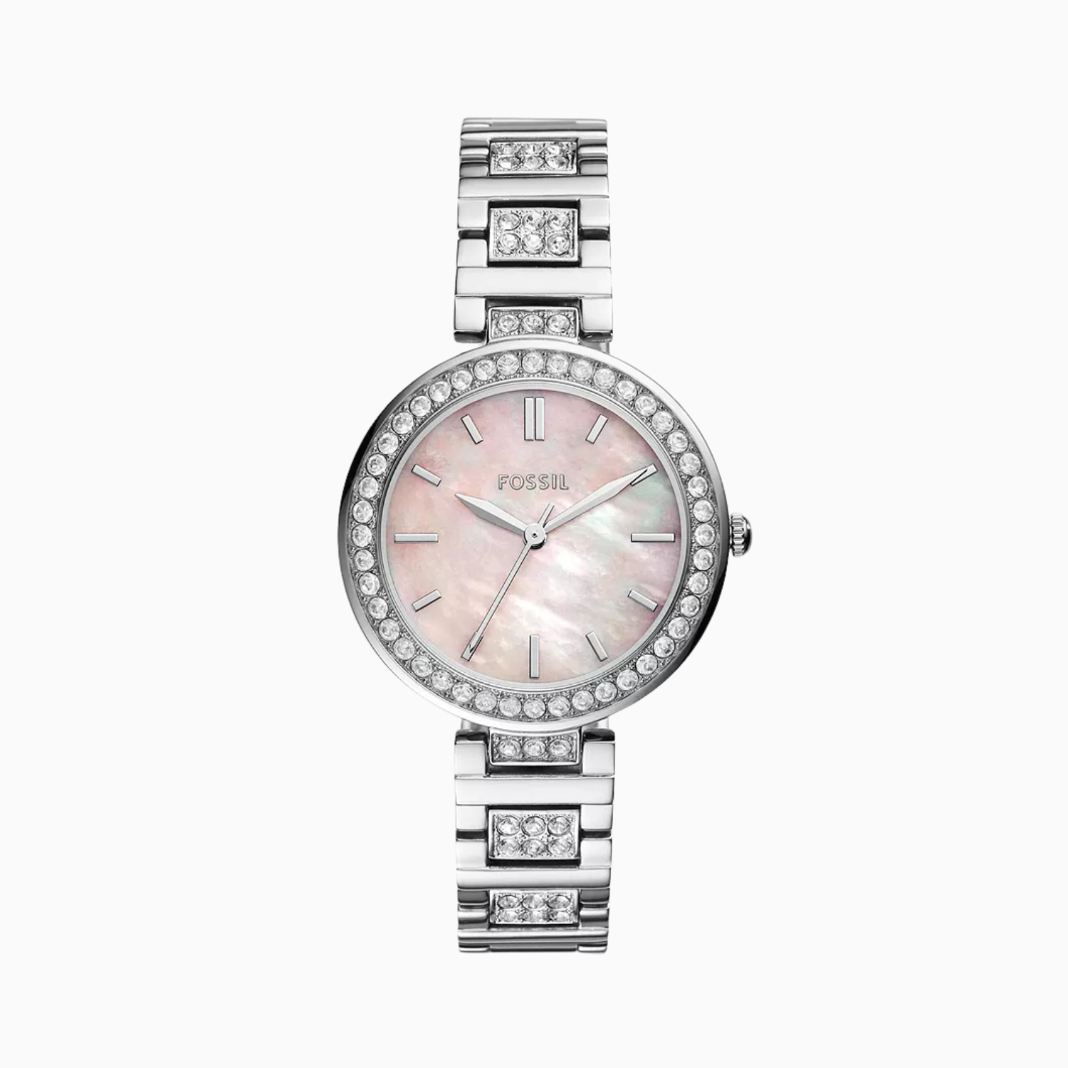 Fossil Karli Three-Hand Silver-Tone Watch