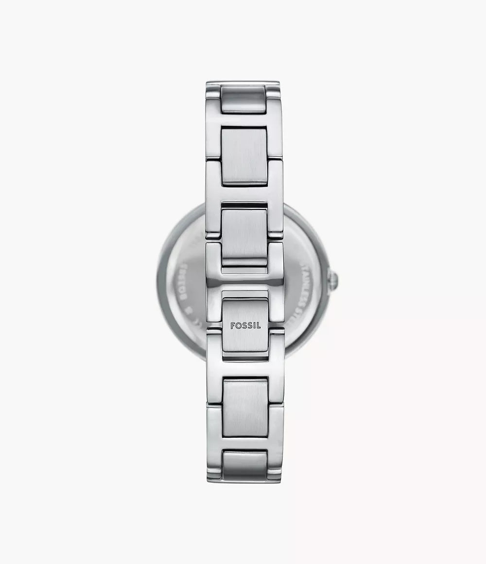 Fossil Karli Three-Hand Silver-Tone Watch
