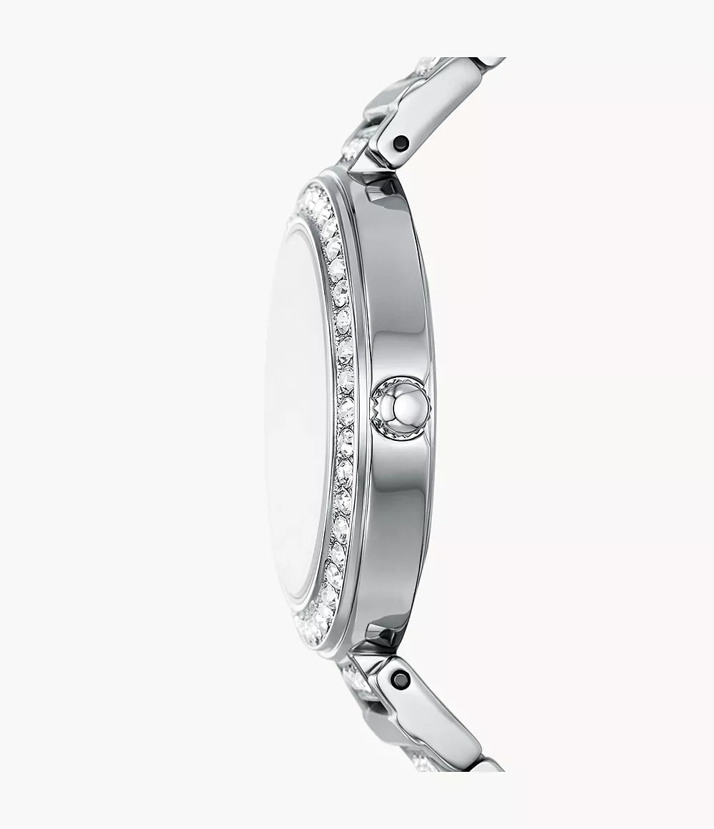Fossil Karli Three-Hand Silver-Tone Watch