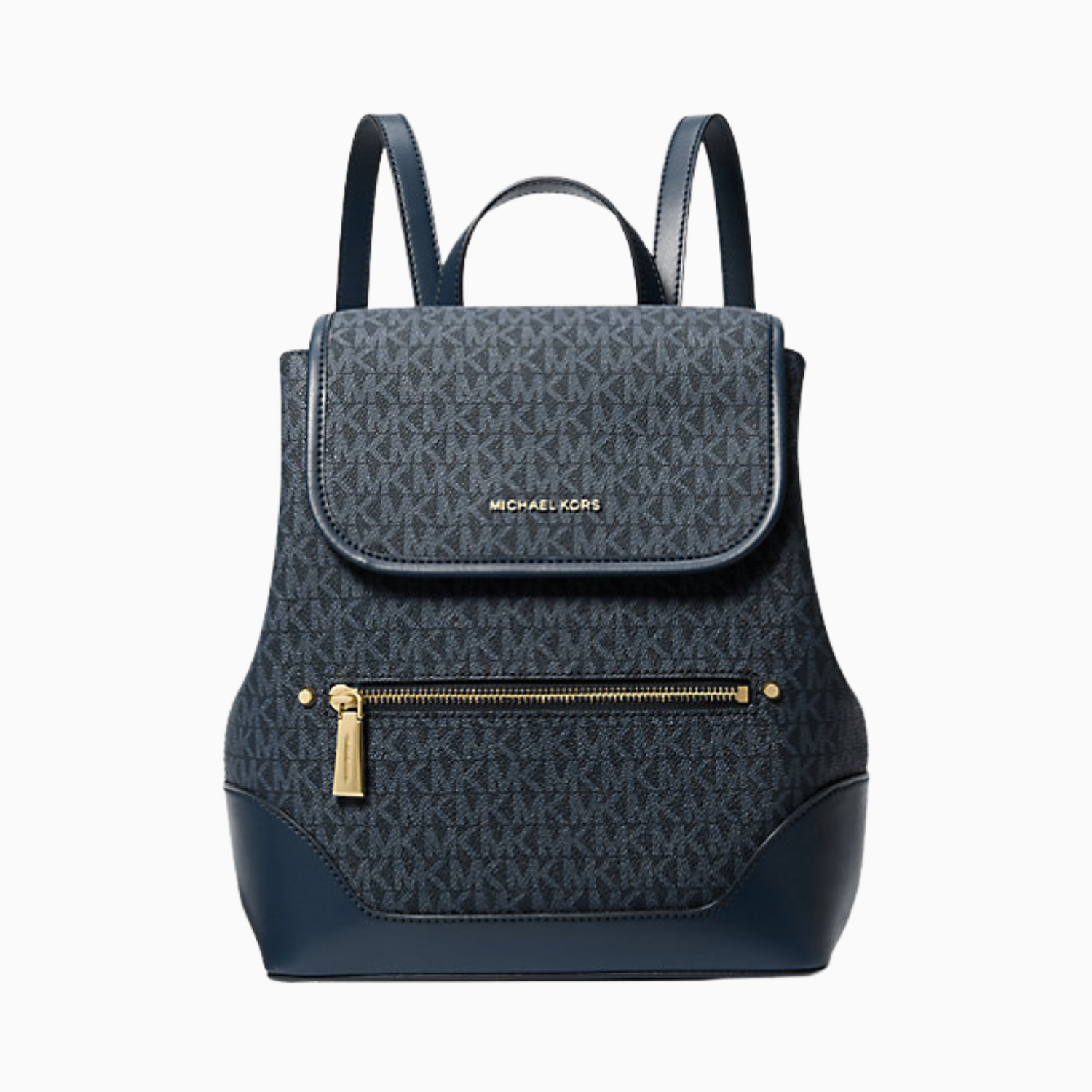 Michael Kors Harrison Medium Logo Backpack — Admiral Blue 30S3G8HB2B