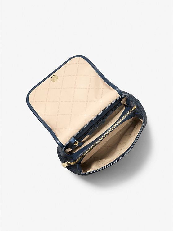 Michael Kors Harrison Medium Logo Backpack — Admiral Blue 30S3G8HB2B