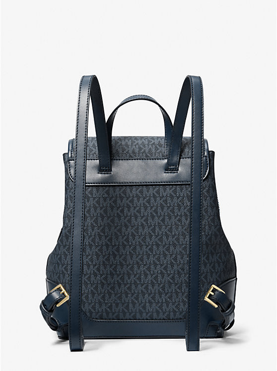 Michael Kors Harrison Medium Logo Backpack — Admiral Blue 30S3G8HB2B