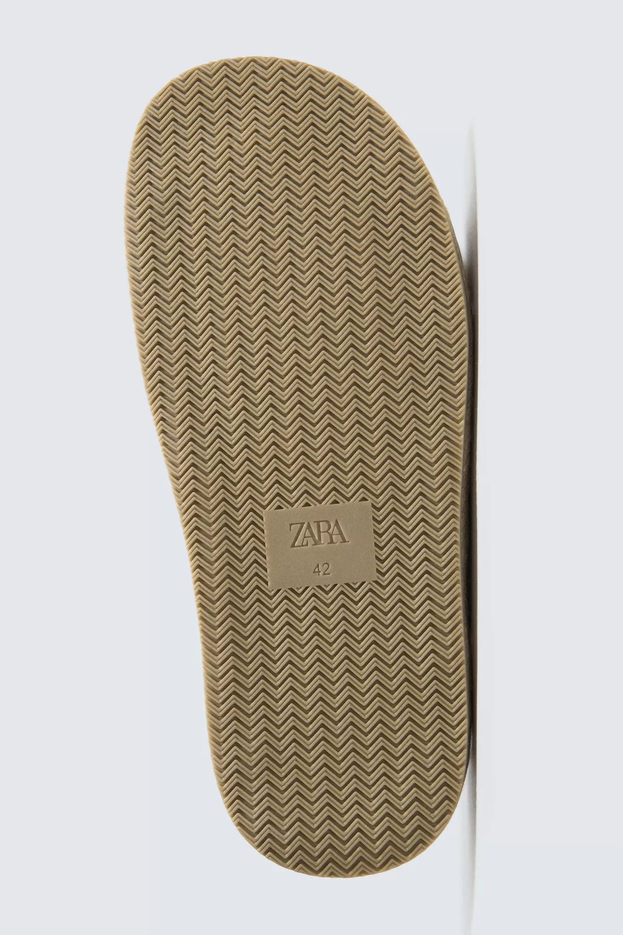 Zara Double-Strap Leather Sandals — Taupe Grey