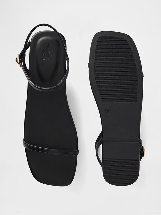 Gap Factory Vegan-Leather Strappy Sandals