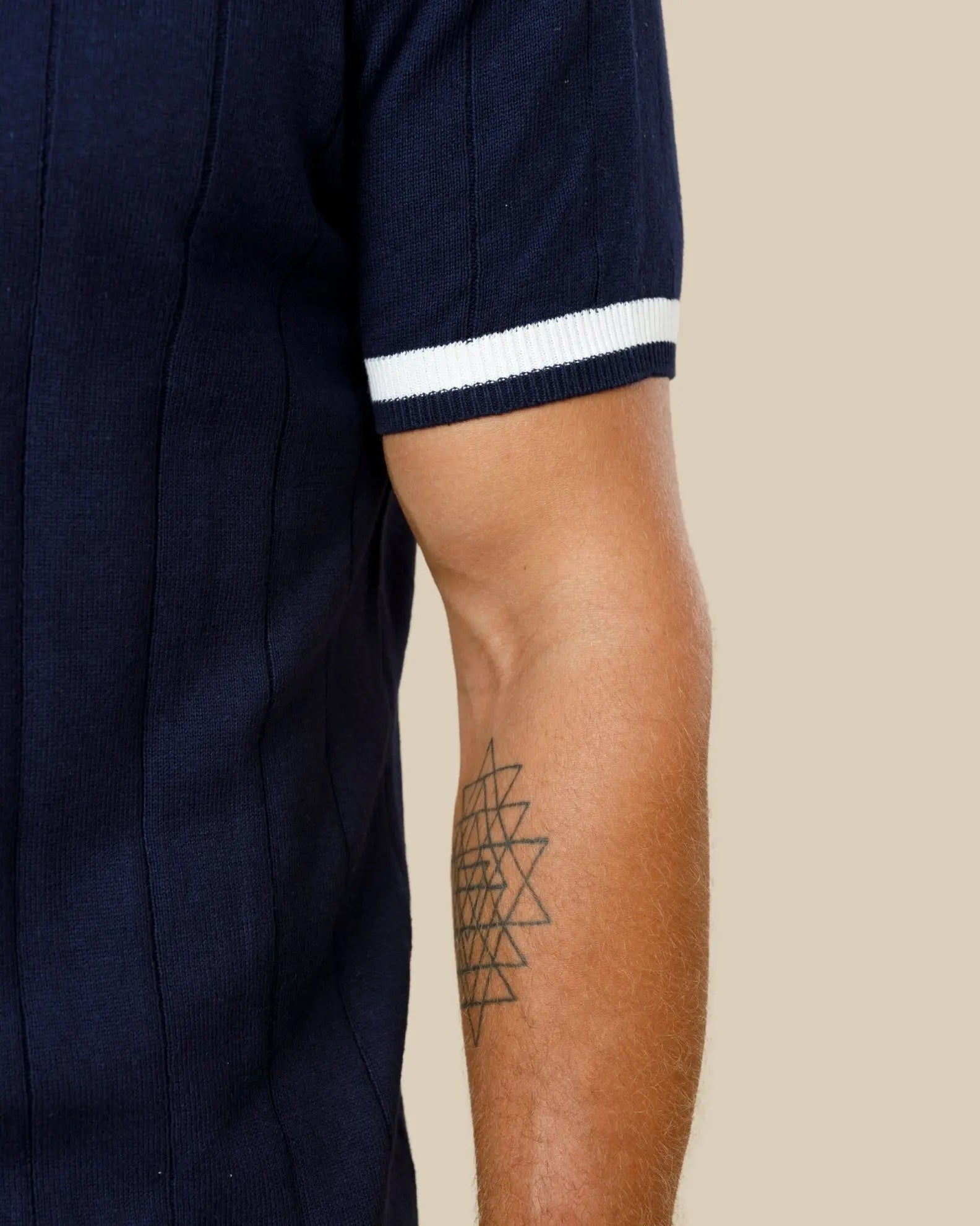 LCY Legacy Wide Rib Knitted Polo