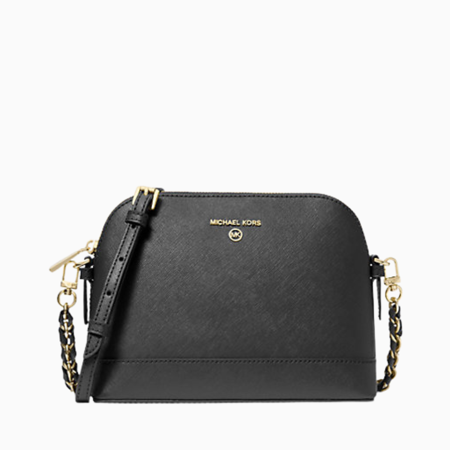 MICHAEL Michael Kors Large Saffiano Leather Dome Crossbody Bag