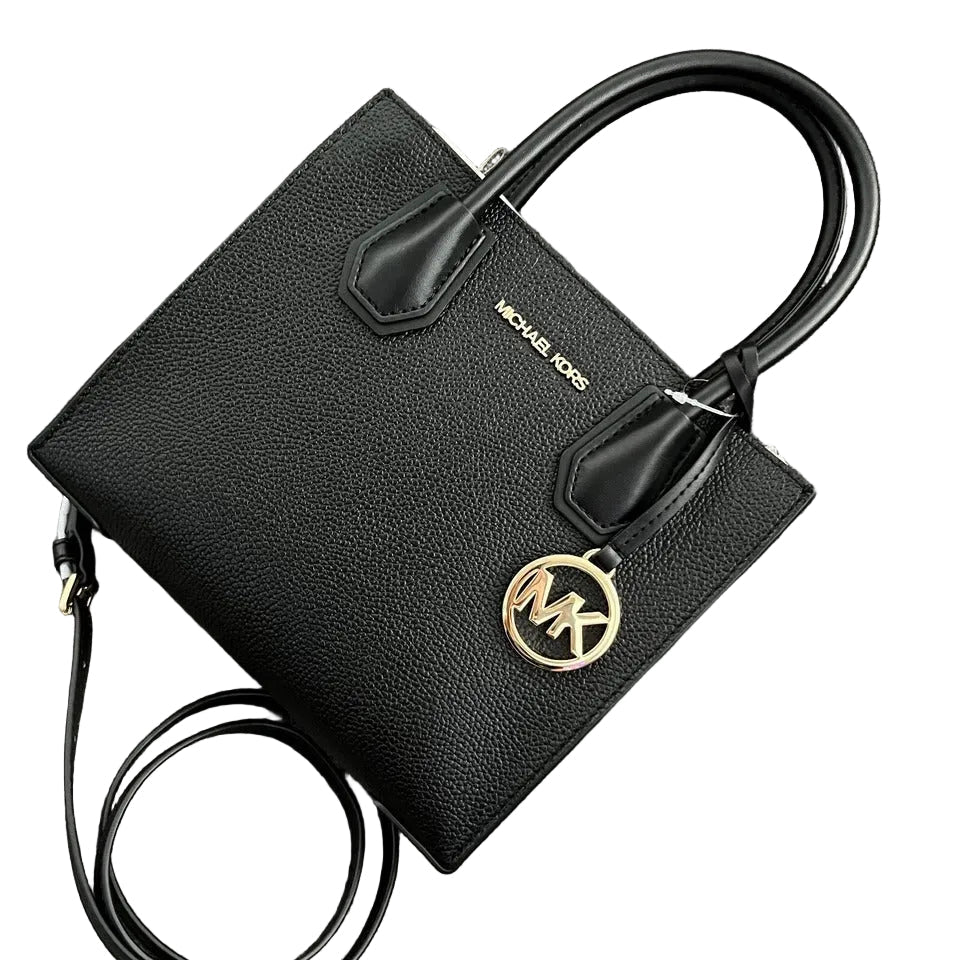 Michael Kors Mercer Medium Pebbled Leather Crossbody Bag
