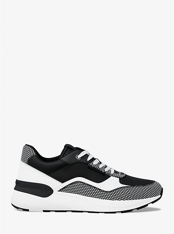 Michael Kors Trevor Mixed-Media Trainer