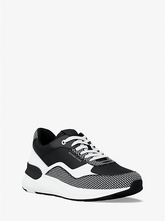 Michael Kors Trevor Mixed-Media Trainer