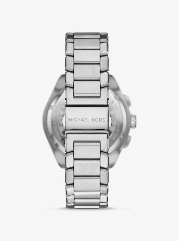 Michael Kors Oversized Accelerator 2.0 Silver-Tone Watch — Two Tone