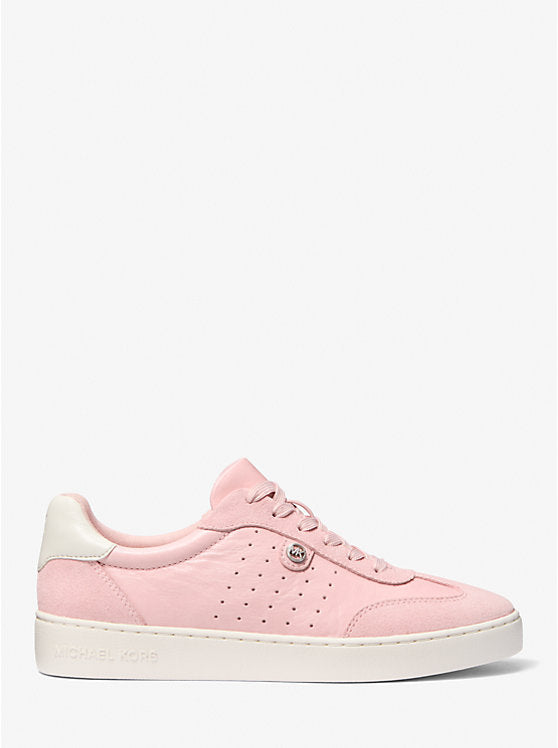Michael Kors Scotty Leather Sneaker — Smokey Rose