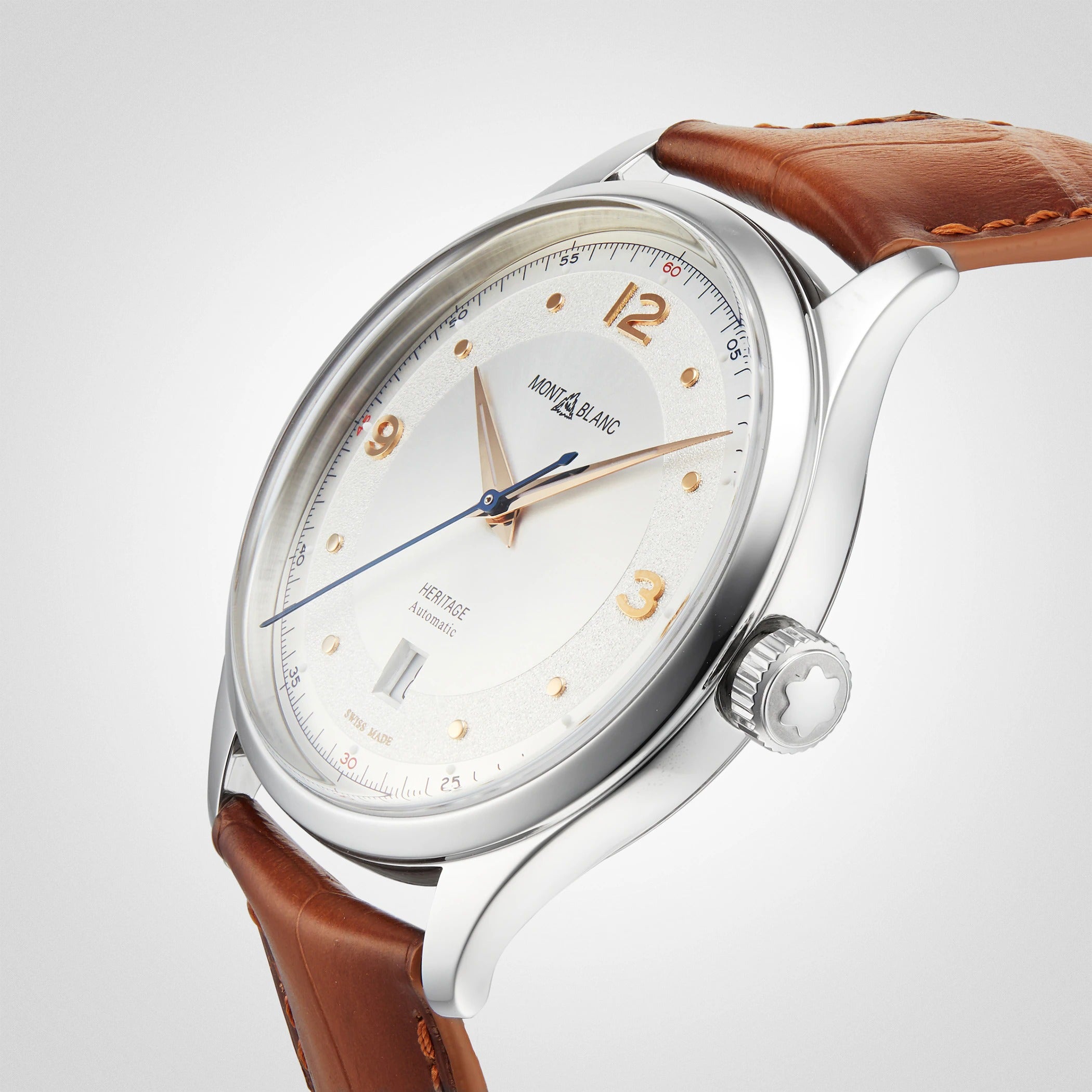 Montblanc - Heritage Automatic 40mm Stainless Steel and Alligator Watch