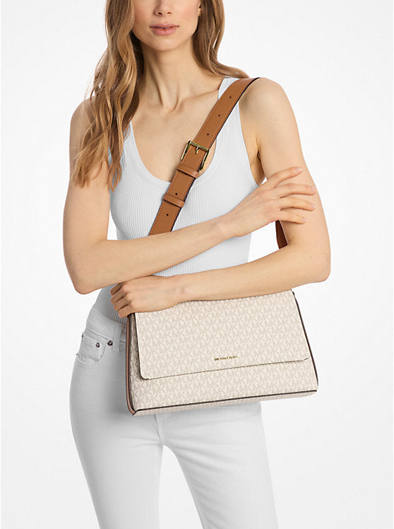 Nessa Large Signature Logo Crossbody Bag