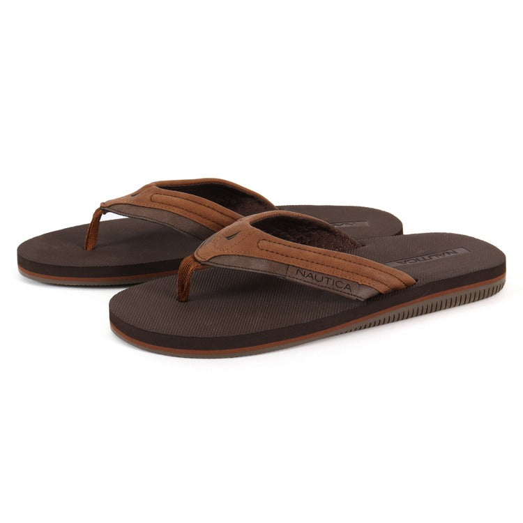 Pair of Nautica Men's Tayrona T-Strap Sandals