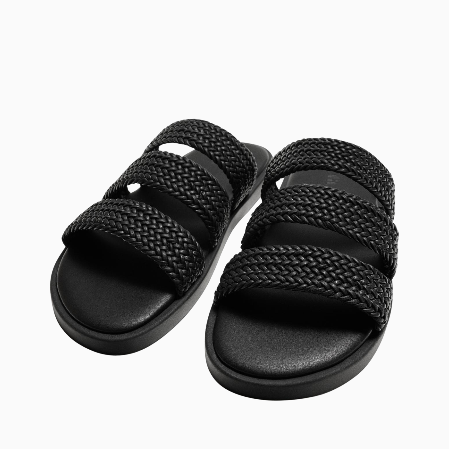 SANDALES À BRIDES TRESSÈES