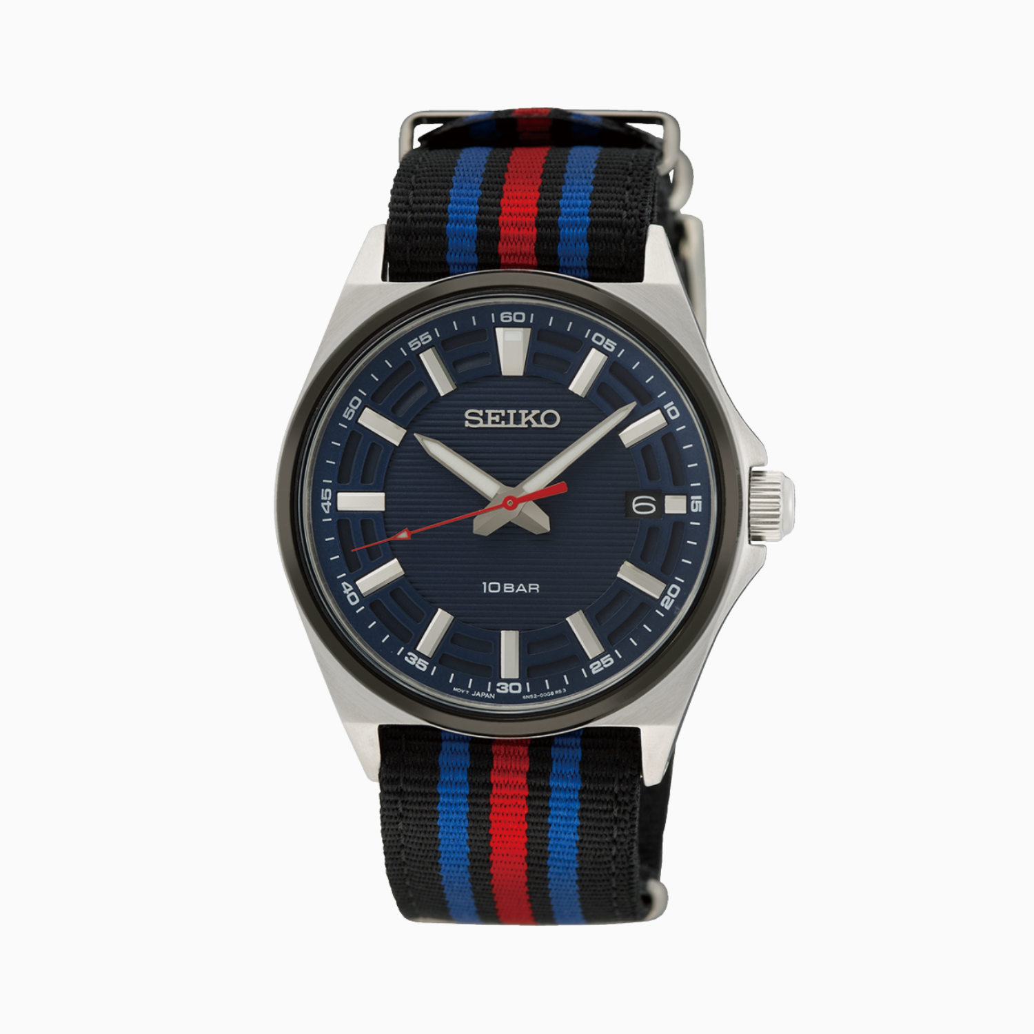 Seiko Sport Men's Quartz Watch With Nylon Strap — Blue SUR509P1