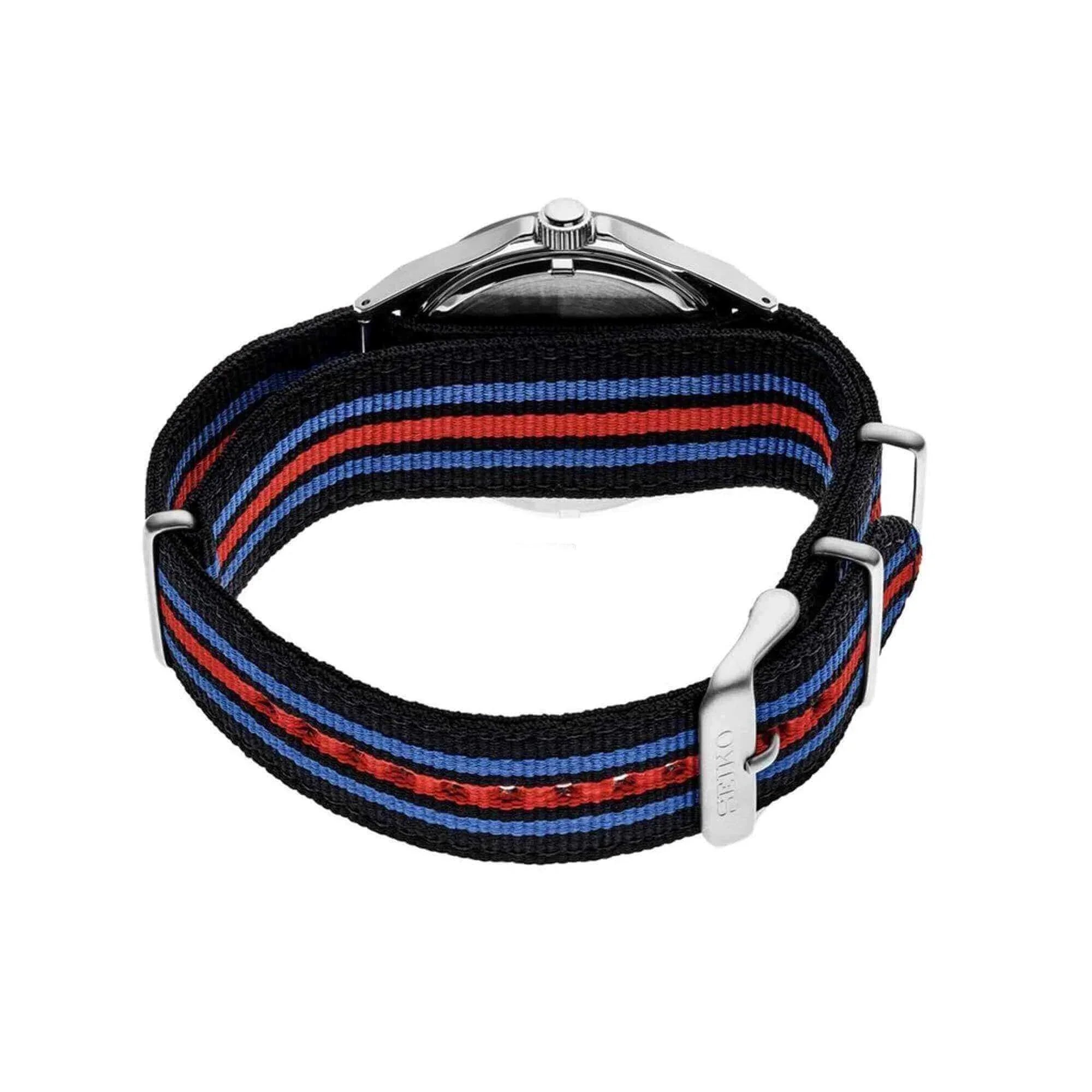 Seiko Sport Men's Quartz Watch With Nylon Strap — Blue SUR509P1