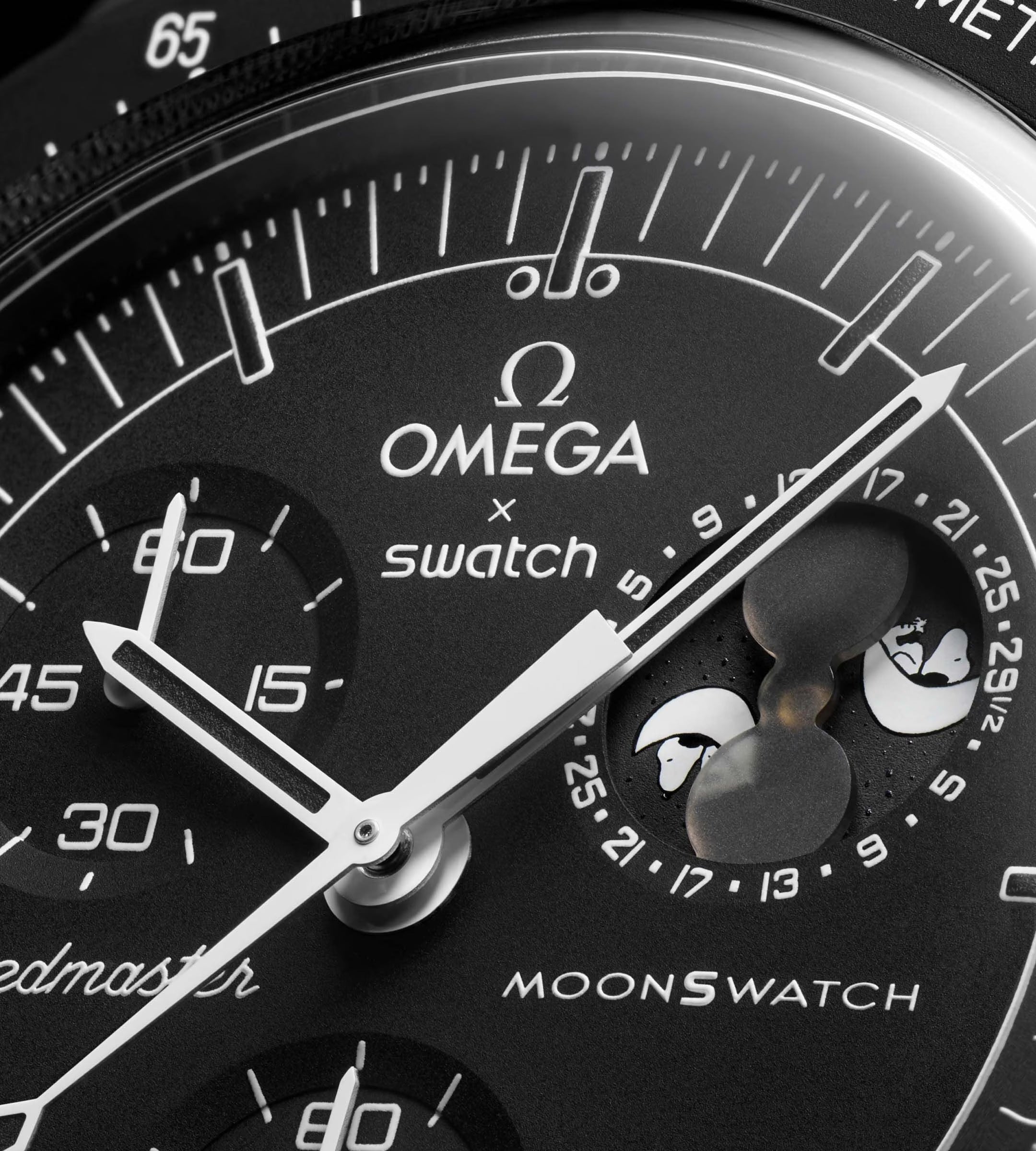 Swatch x Omega Bioceramic MoonSwatch Mission to the Moonphase New Moon — Black SO33B700