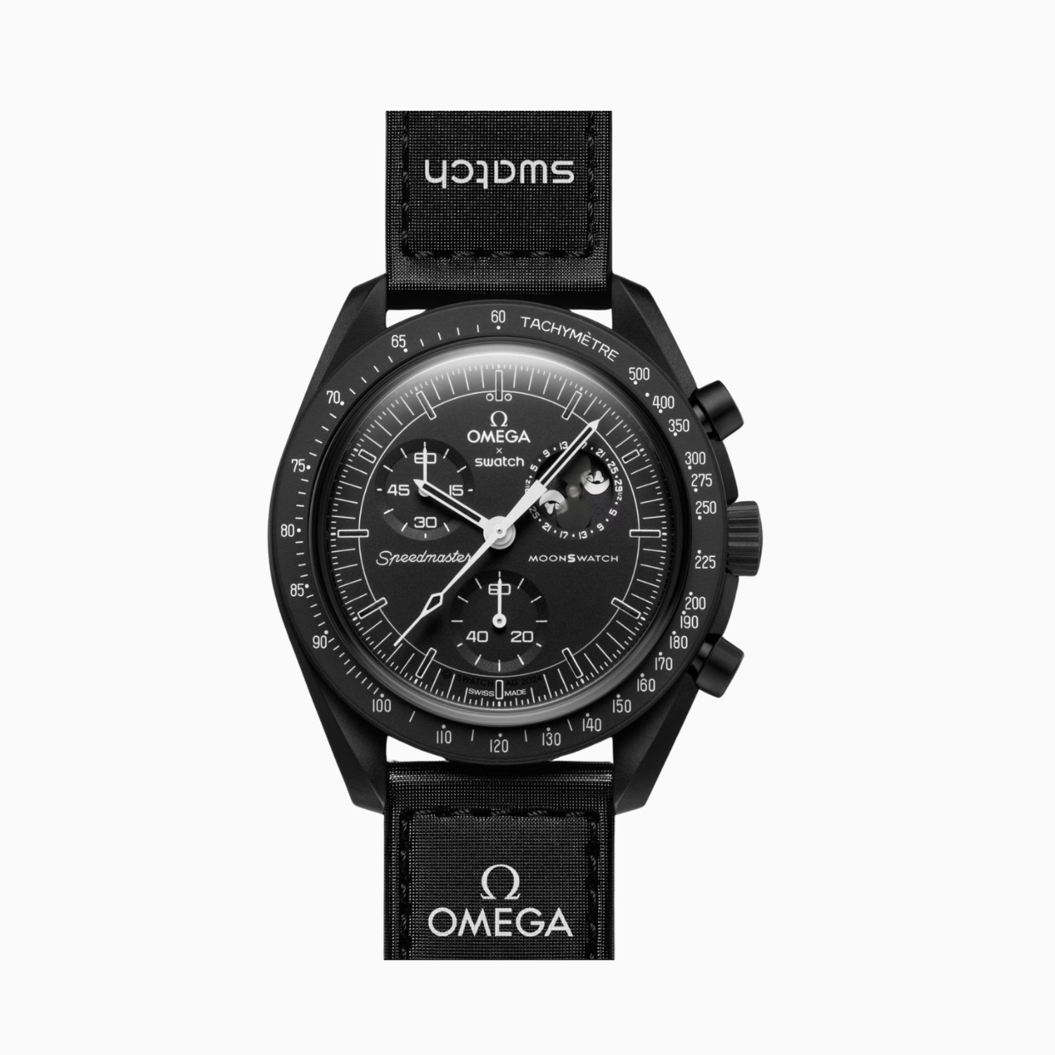 Swatch x Omega Bioceramic MoonSwatch Mission to the Moonphase New Moon — Black SO33B700