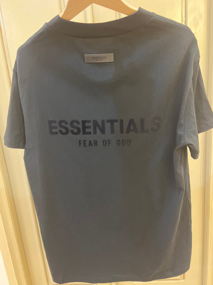 Fear of God Essentials t-shirt features a tonal embroidered logo on the chest