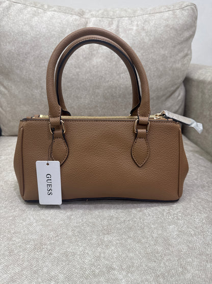 Guess Saddle Tan Doretta Satchel Bag