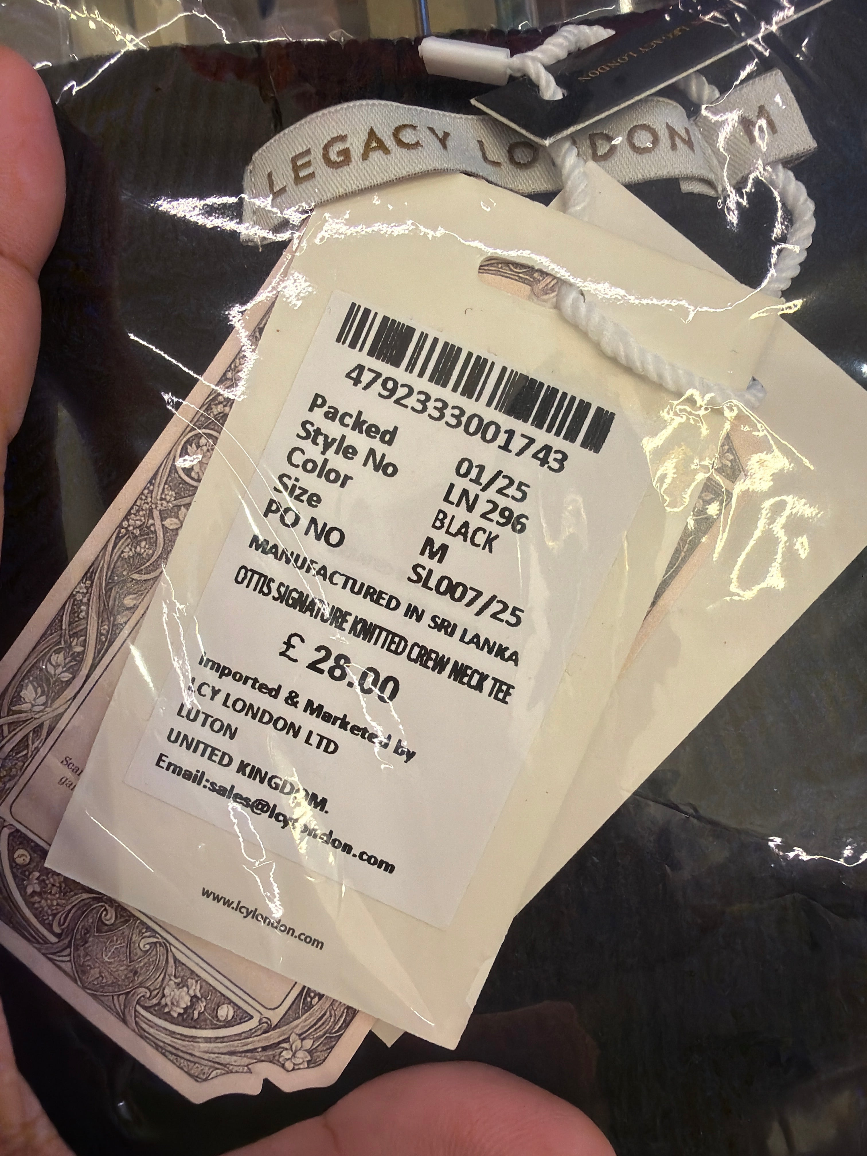 LCY Ottis Signature Knitted Crew Neck Tee