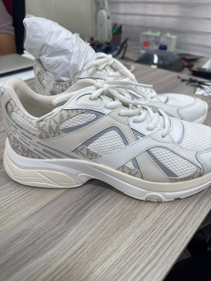 Michael Kors Mens Leo Mixed-Media Trainer