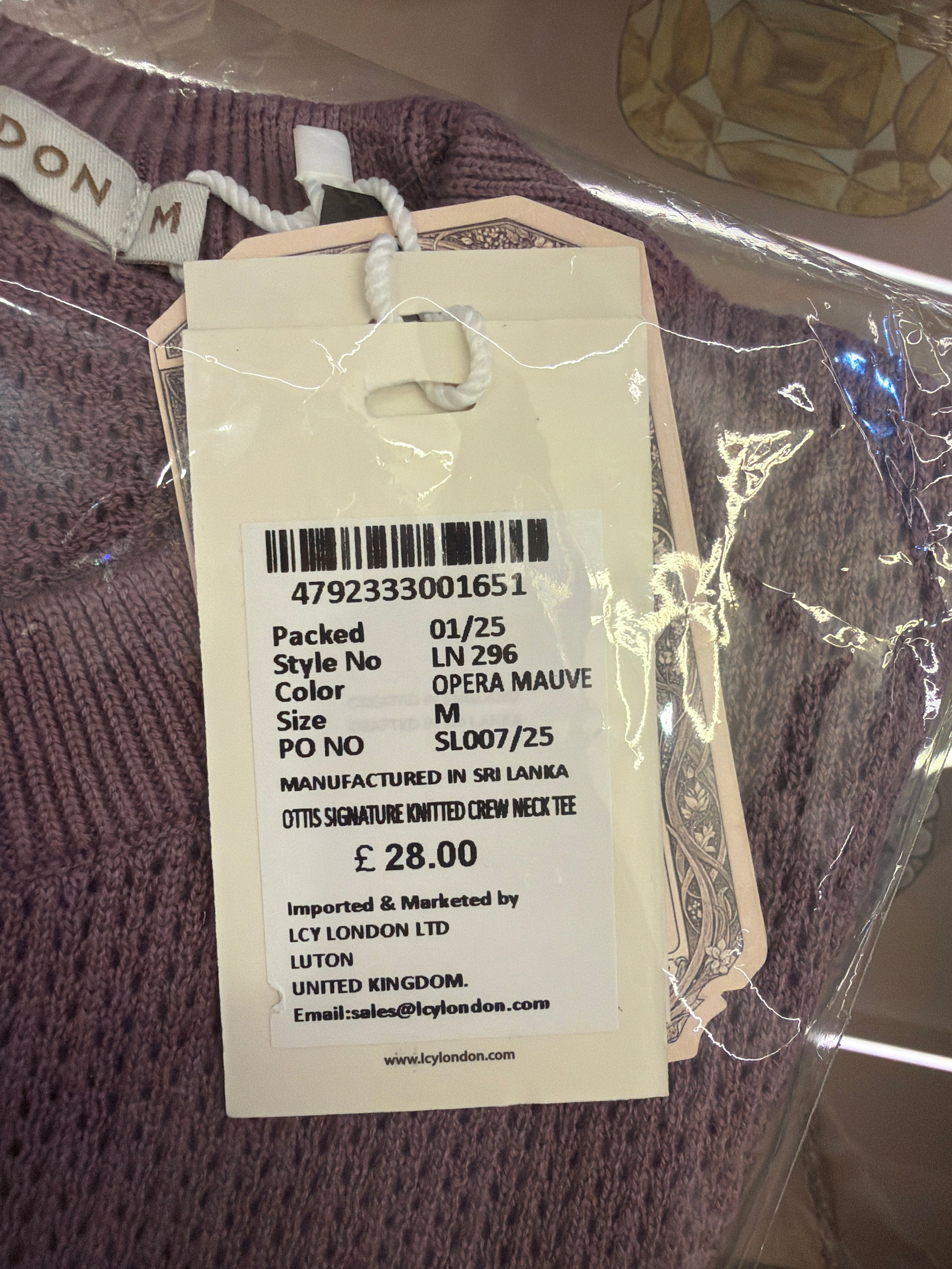 LCY Ottis Signature Knitted Crew Neck Tee