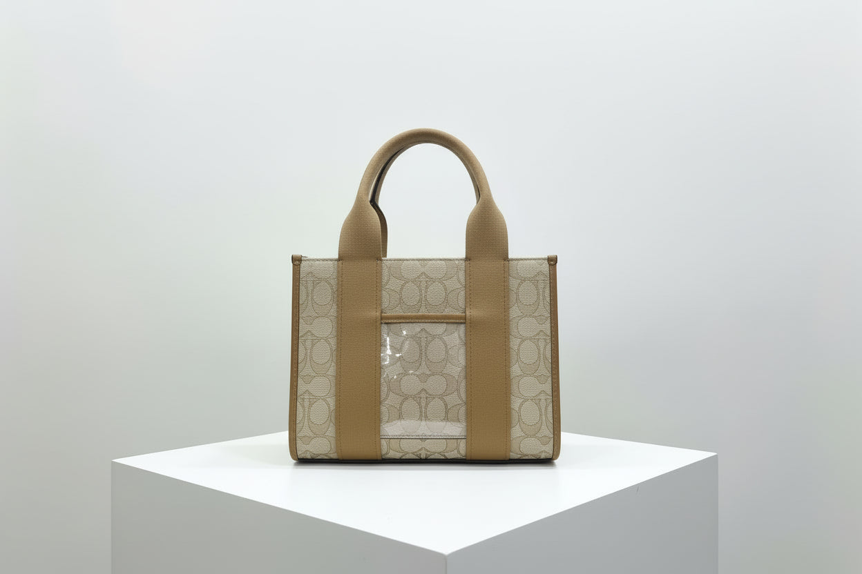 Coach Smith Tote Bag in signature jacquard with a detachable strap