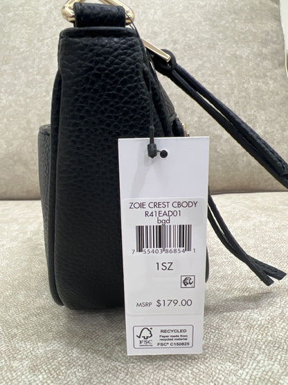 black DKNY Zoie crossbody bag made of polyurethane