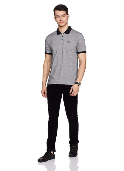 Armani Exchange men's cotton polo shirt with contrasting details