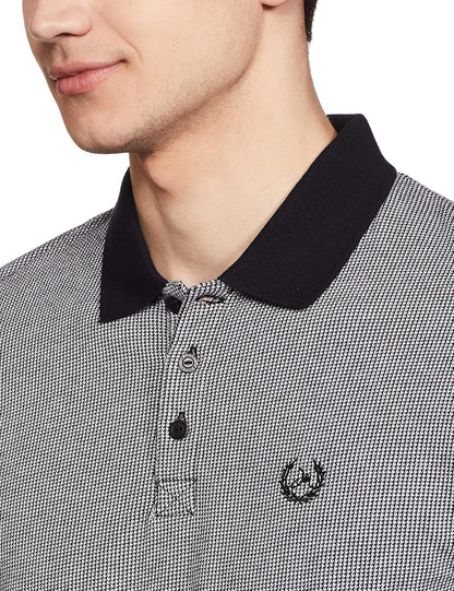 Armani Exchange men's cotton polo shirt with contrasting details