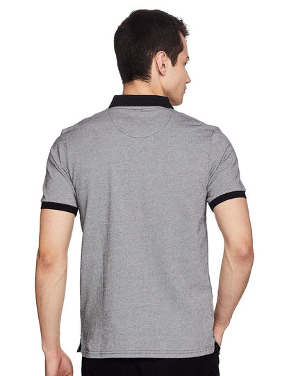 Armani Exchange men's cotton polo shirt with contrasting details