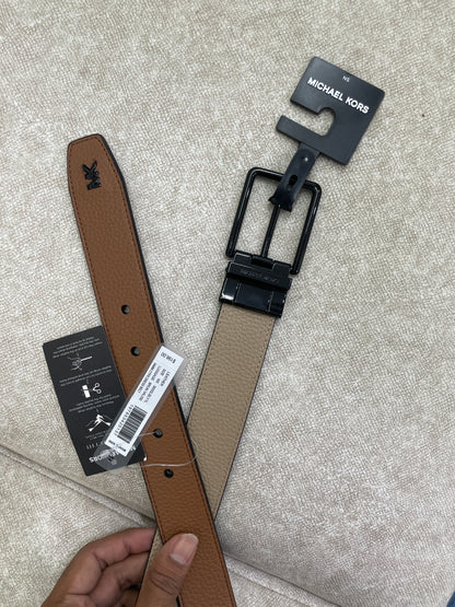 MICHAEL KORS OUTLET MENS  BELT 34MM CTFR DRESS BELT